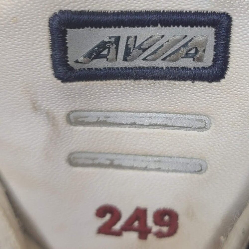 Avia Mens Size 8  White & Navy Blue Athletic Sneakers 249MWDR - Picture 7 of 8